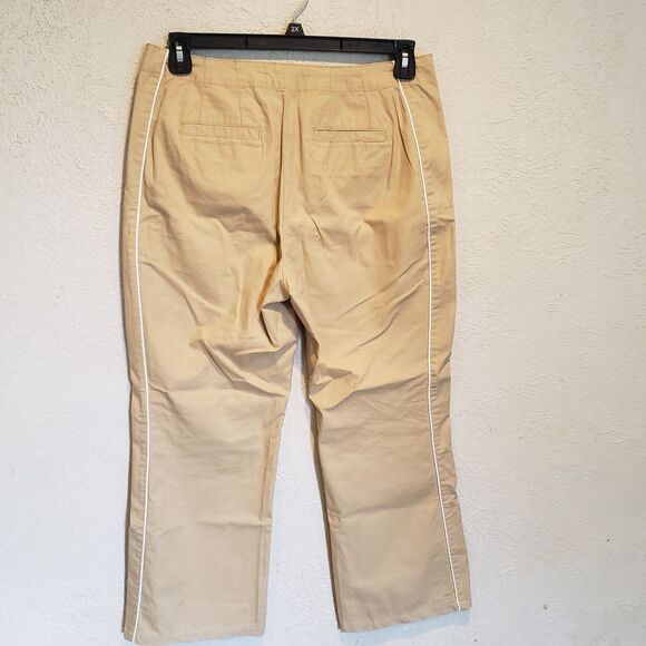 BDG Urban Outfitters Capri Pants Women’s Size 8 Yellow Straight Leg Casual - Picture 5 of 6